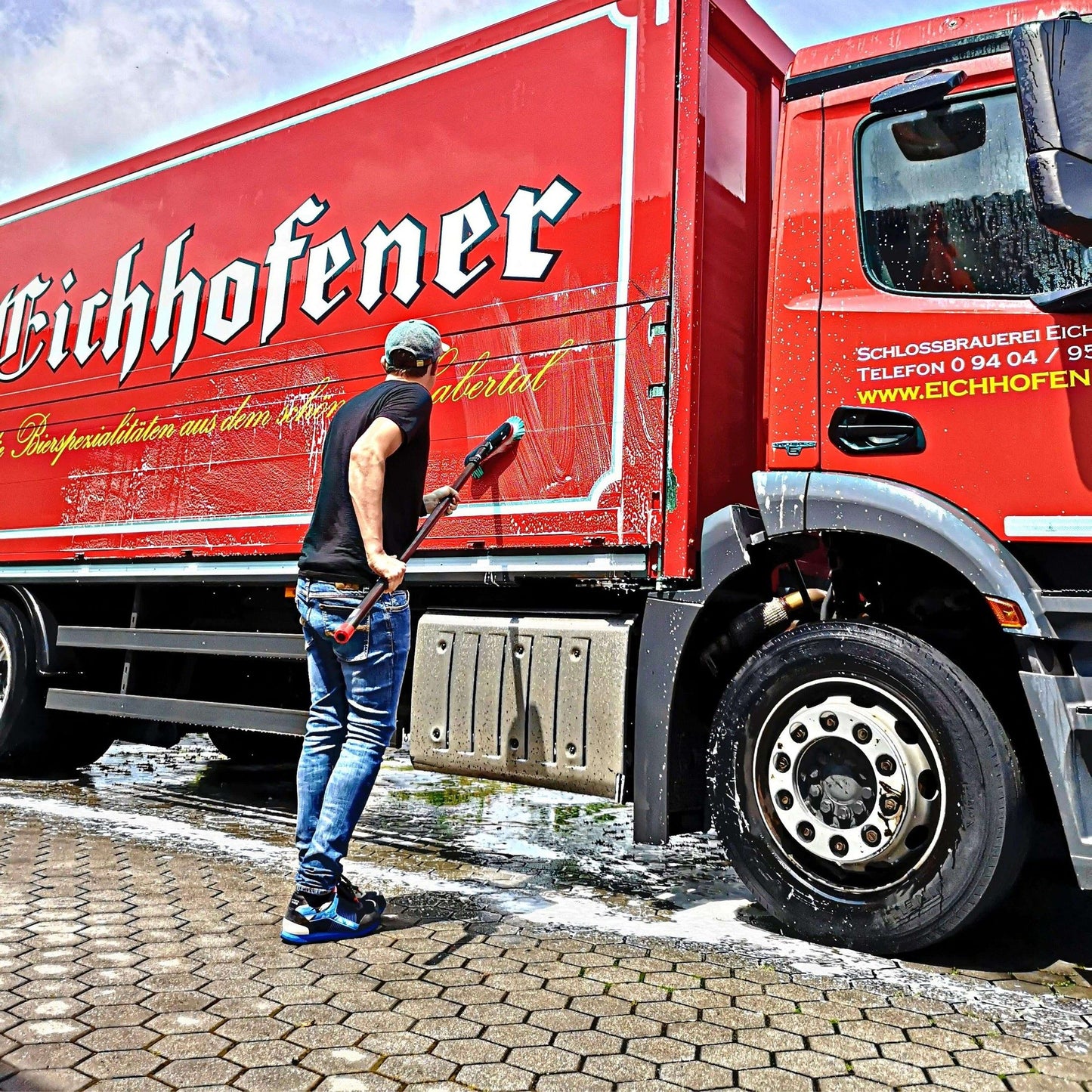 Vikan LKW-Waschbürste 370 mm