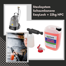 Stecksystem Schaumkanone für Easy!lock Anschluss + 22 kg HPC